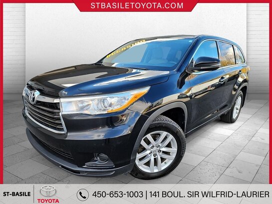 Toyota HIGHLANDER 2014 2014 Noir Toyota HIGHLANDER 2014 2014 Noir